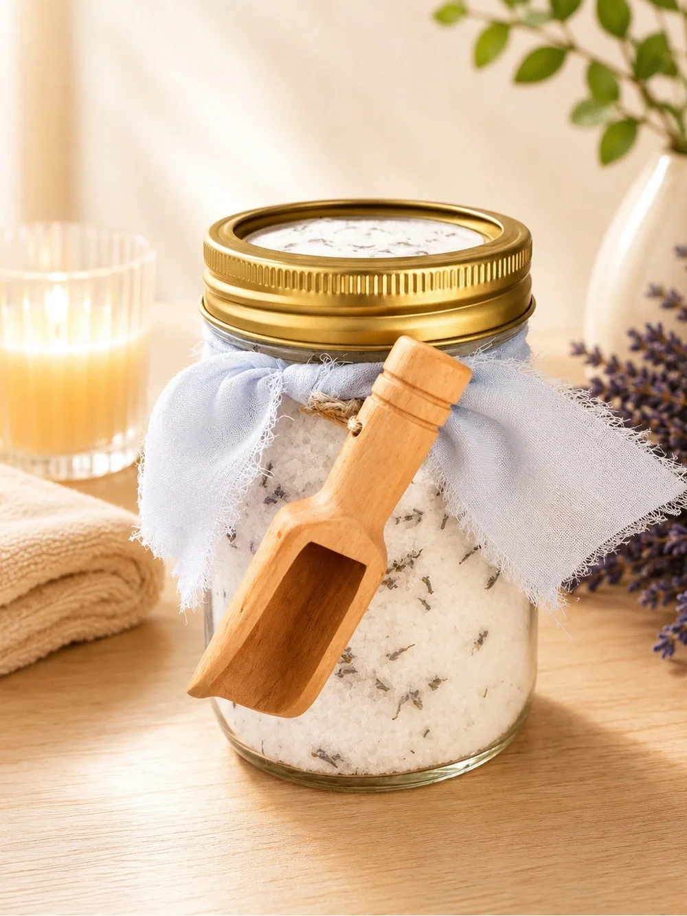 Fiat et Grace Lavender Serenity Bath Soak 16 oz | Young Living Oils